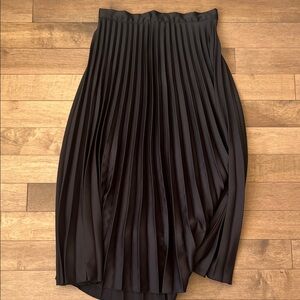 Zara Black Pleated Skirt